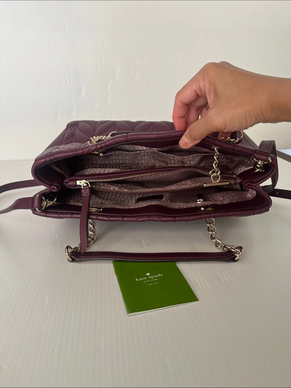 Kate Spade Briar Lane Quilted Meena/Mina Satchel Bag